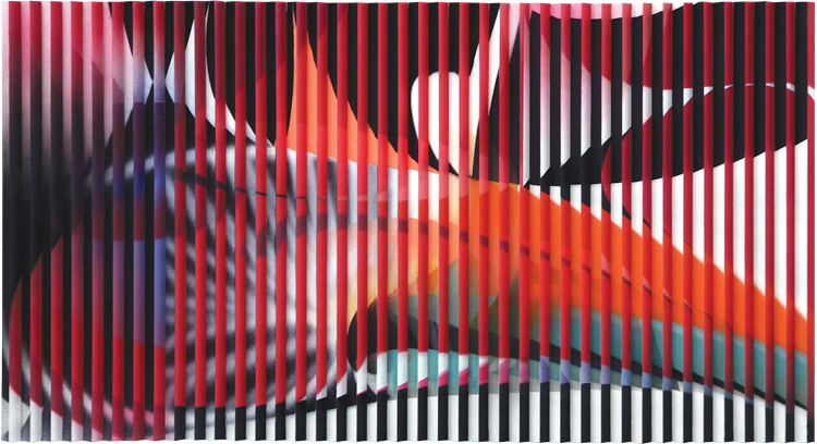 Er alleine, Lenticular, 127x50