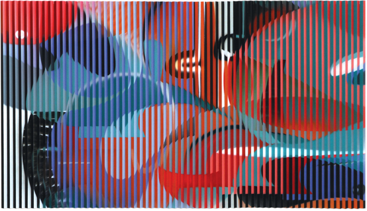 Sei nicht Du selbst I, Lenticular, 176x100