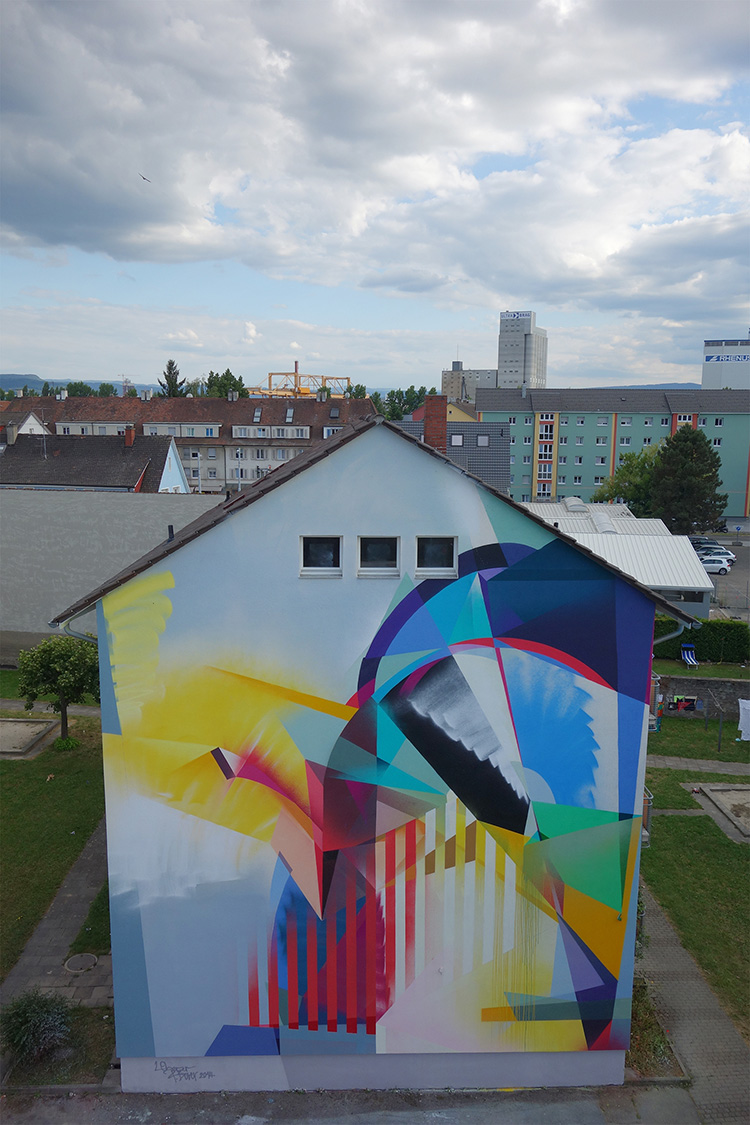 Weiler Wände, Friedlingen Fassade